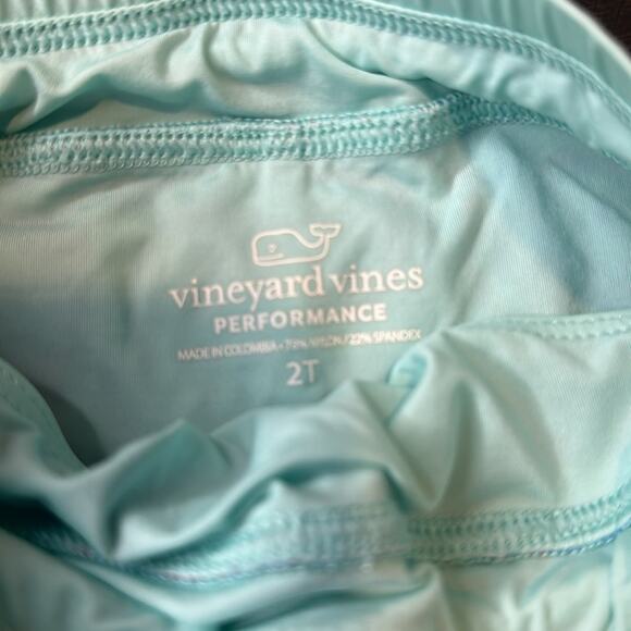 Vineyard Vines Girls Geo Umbrella Swim Top and Shorts Size 2T - Picture 5 of 9